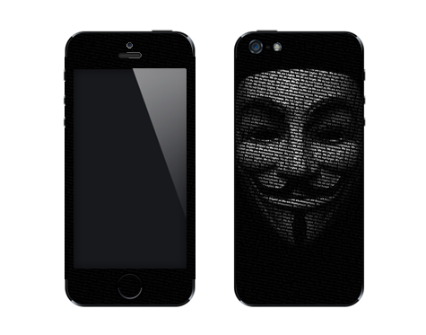 маска анонимуса на iphone